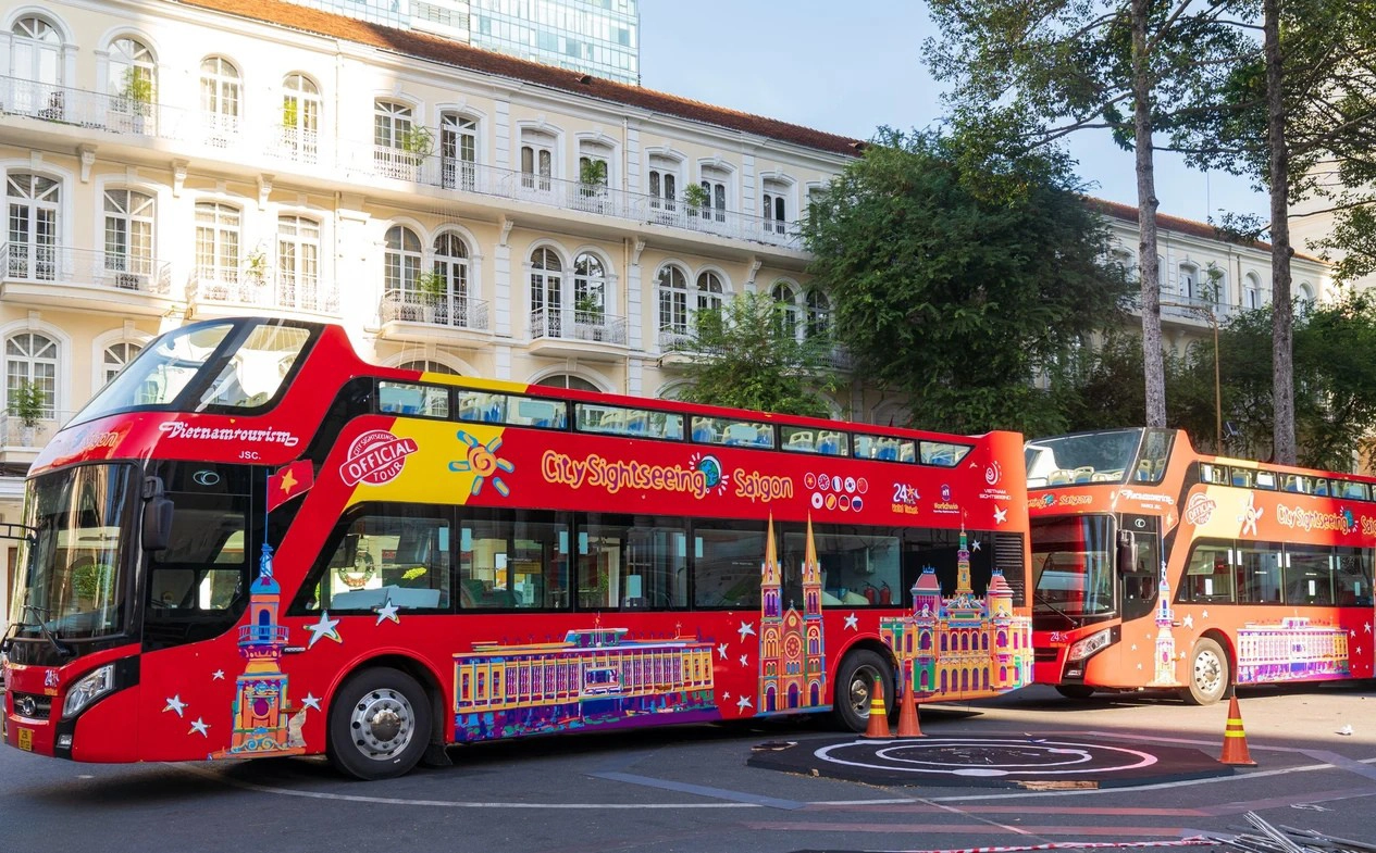 Ho Chi Minh City Sightseeing Double - Decker Bus