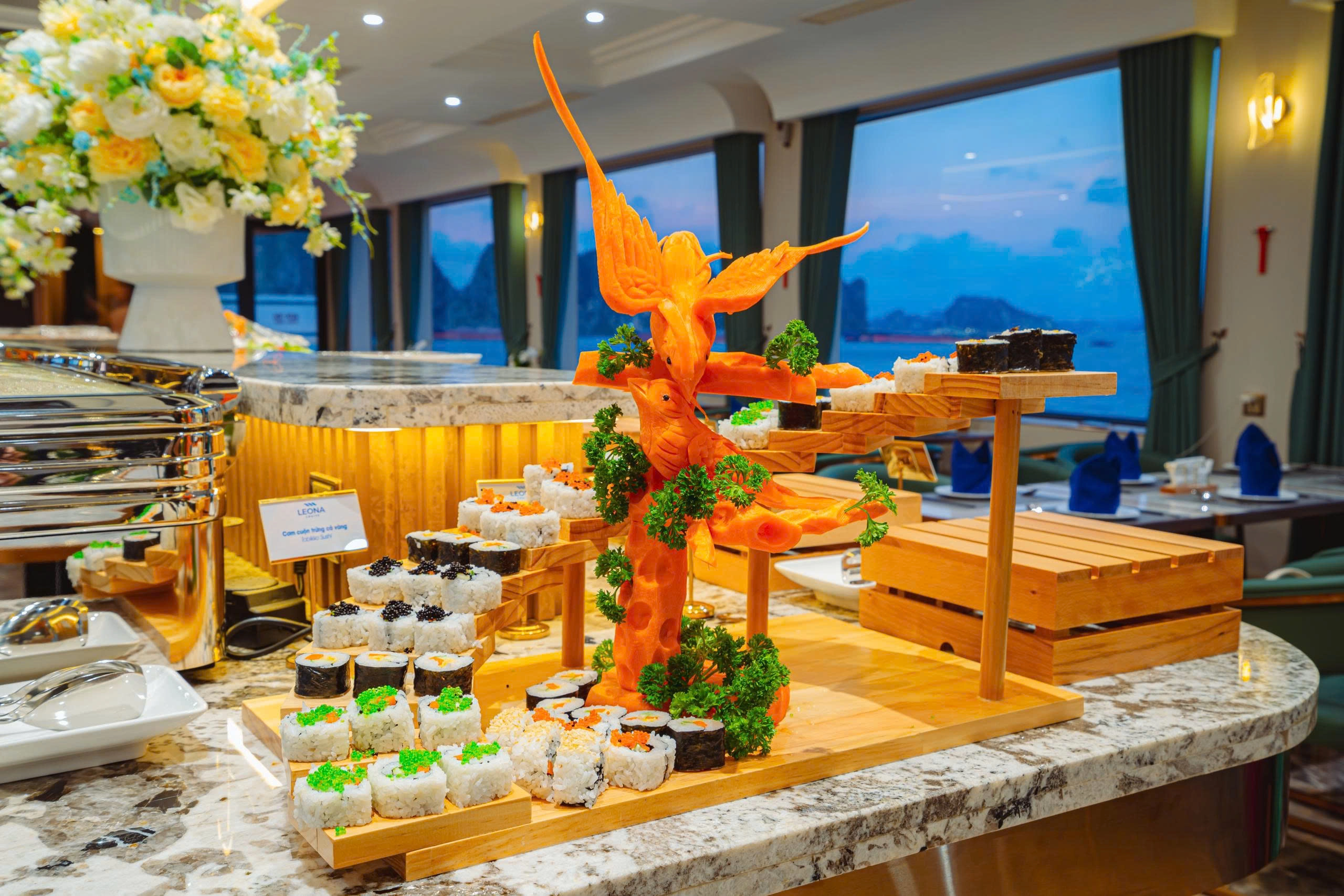 Day Tour | Explore Ha Long Bay and Enjoy a Premium Buffet Lunch with the 5-Star Leona Luxury Cruise | Ha Long