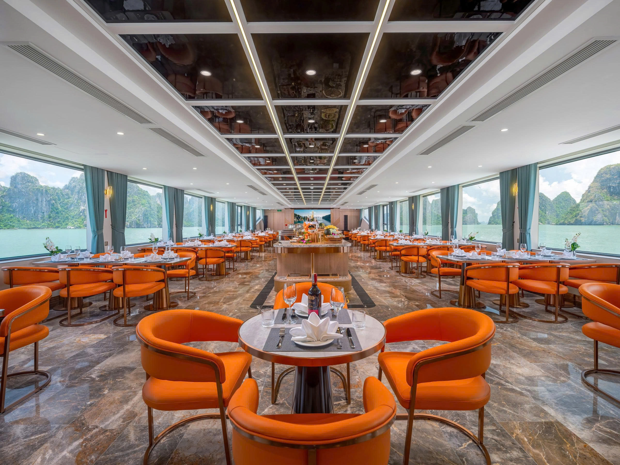 Day Tour | Explore Ha Long Bay and Enjoy a Premium Buffet Lunch with the 5-Star Leona Luxury Cruise | Ha Long