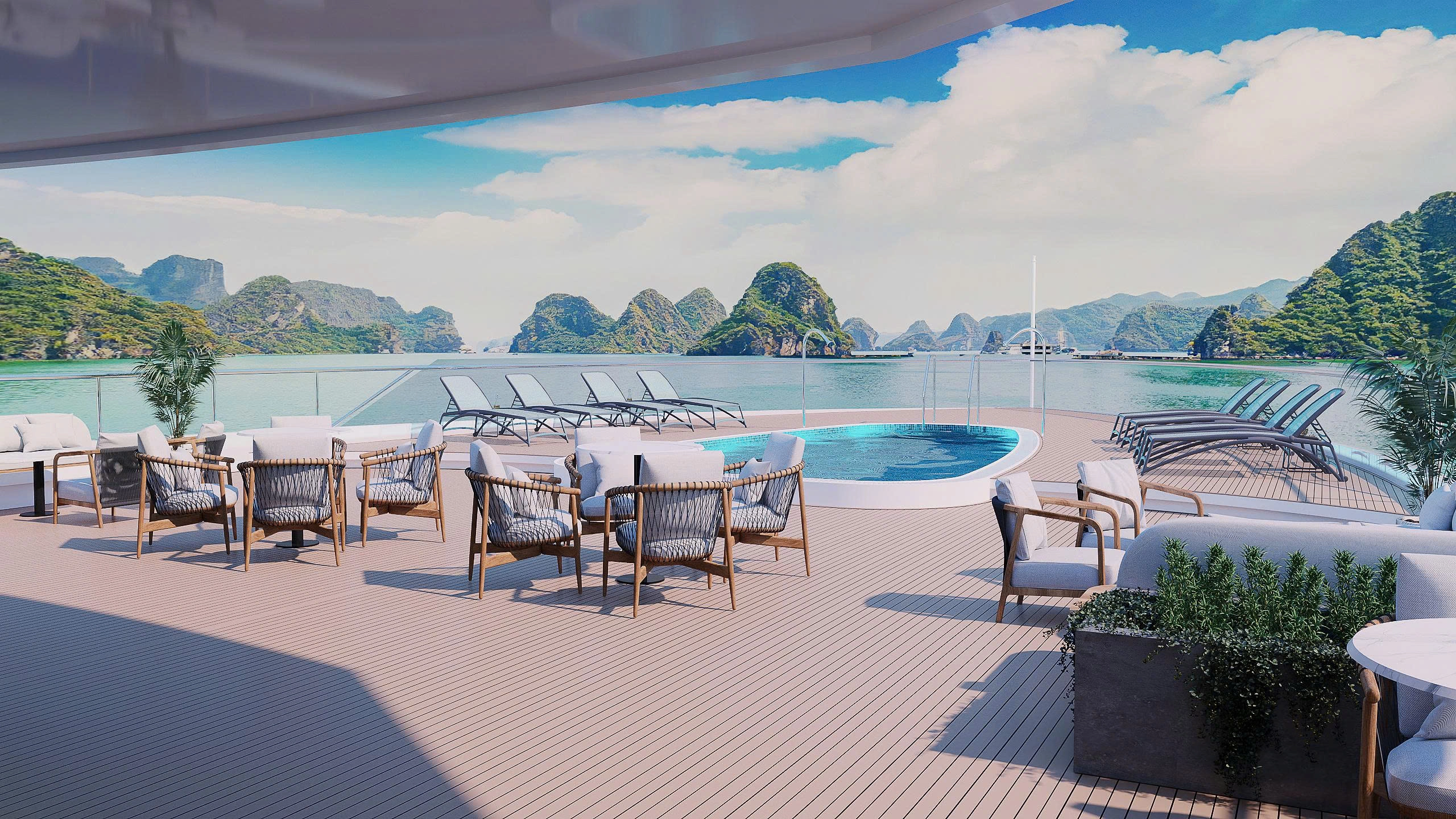 2D1N & 3D2N Tour | High-end Retreat Experience on Ha Long Bay with 6-Star Aime'e Luxury Cruise | Ha Long
