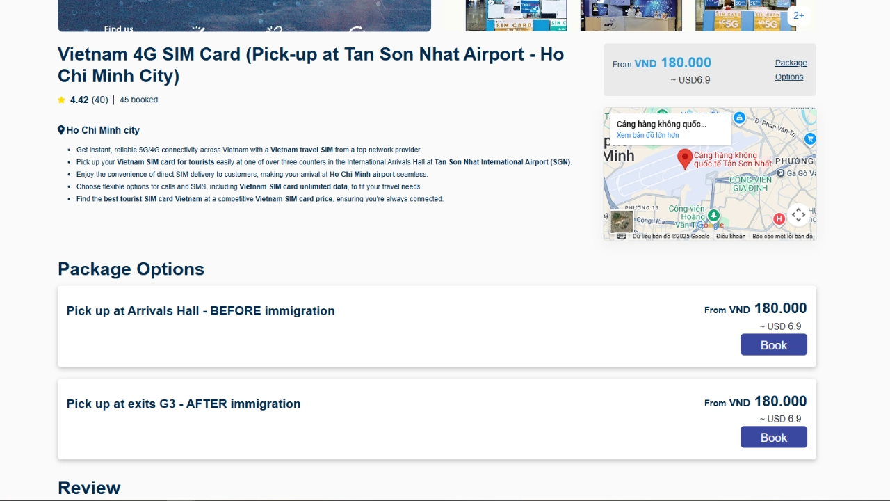 SIM card pick-up guide (for customers collecting at the airport)