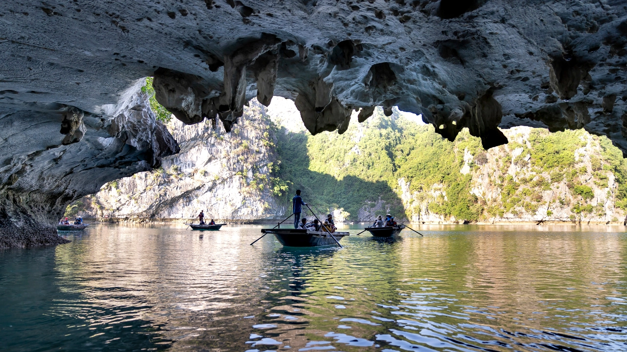 Explore stunning caves