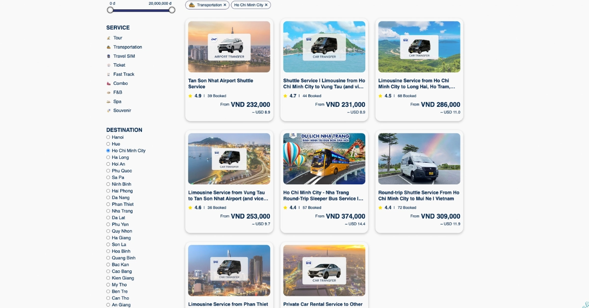 How to book your airport taxi in Ho Chi Minh with Joytime