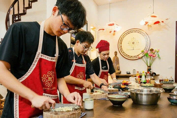 Day Tour | Local Food Experience and Cooking Class with Free Wine Tasting | Hanoi