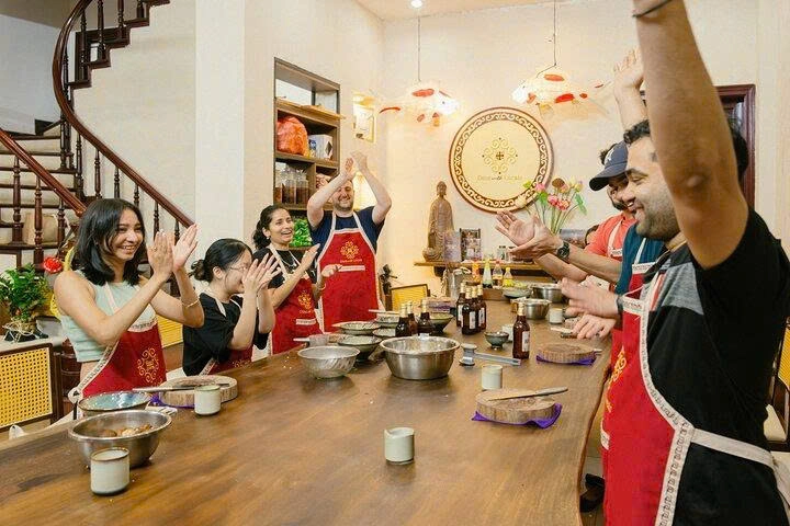 Day Tour | Local Food Experience and Cooking Class with Free Wine Tasting | Hanoi