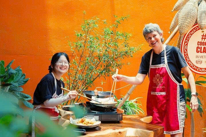Day Tour | Local Food Experience and Cooking Class with Free Wine Tasting | Hanoi