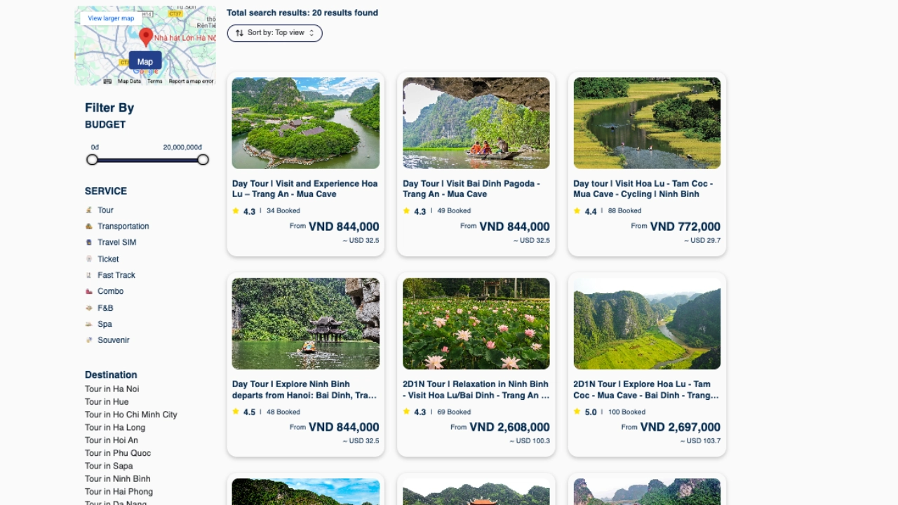 Ninh Binh Full-Day Adventure – "Halong Bay on Land" Magic