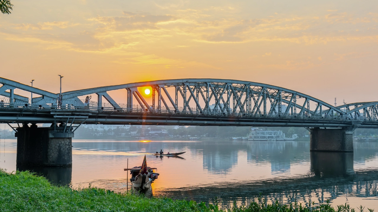 The Historic Truong Tien Bridge