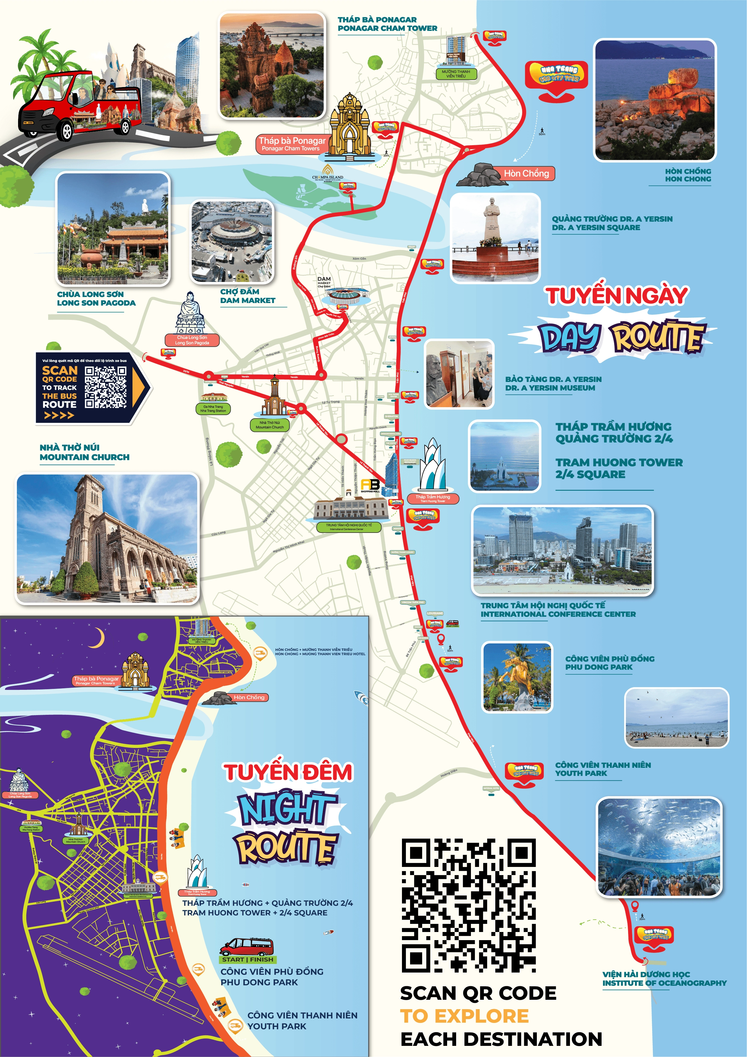 Nha Trang City Sightseeing Double - Decker Bus