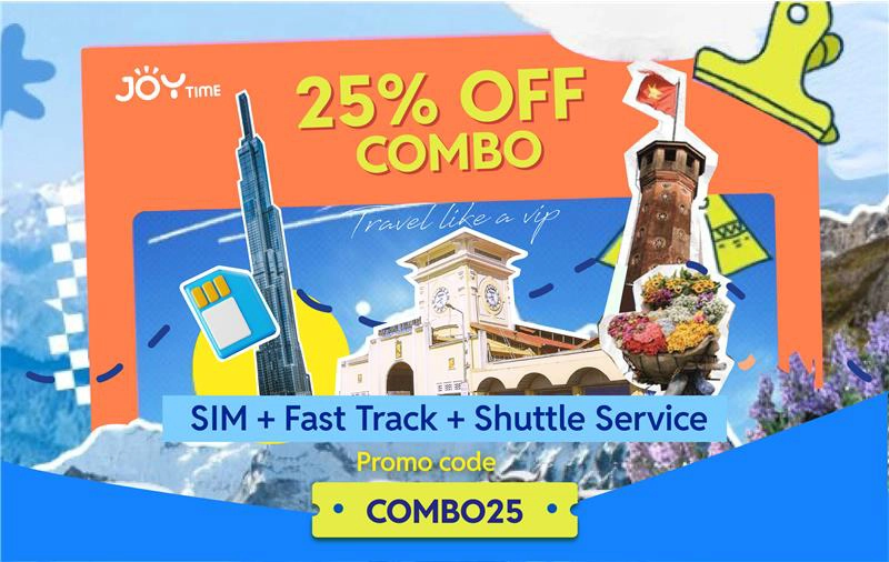 SUPER HOT DEAL: 25% OFF FOR ALL TRAVEL COMBO