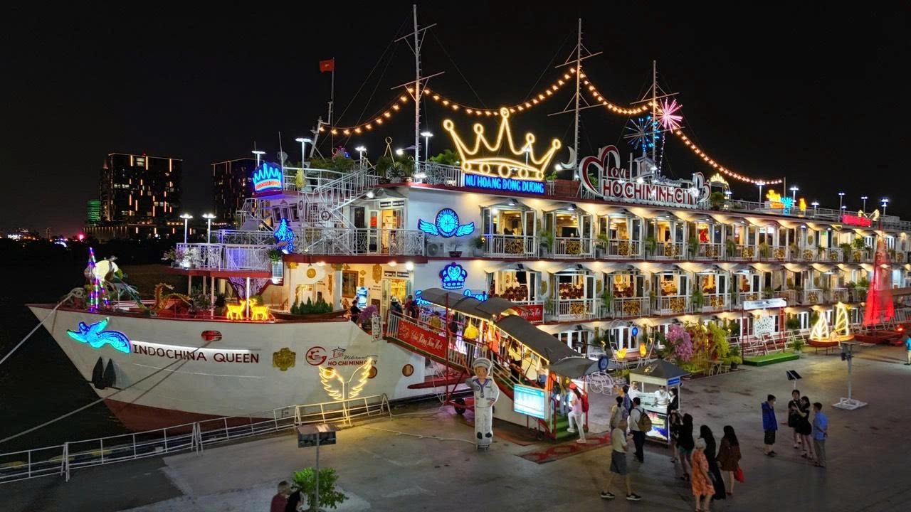Savor the Night: Indochina Queen Dinner & Saigon River Cruise