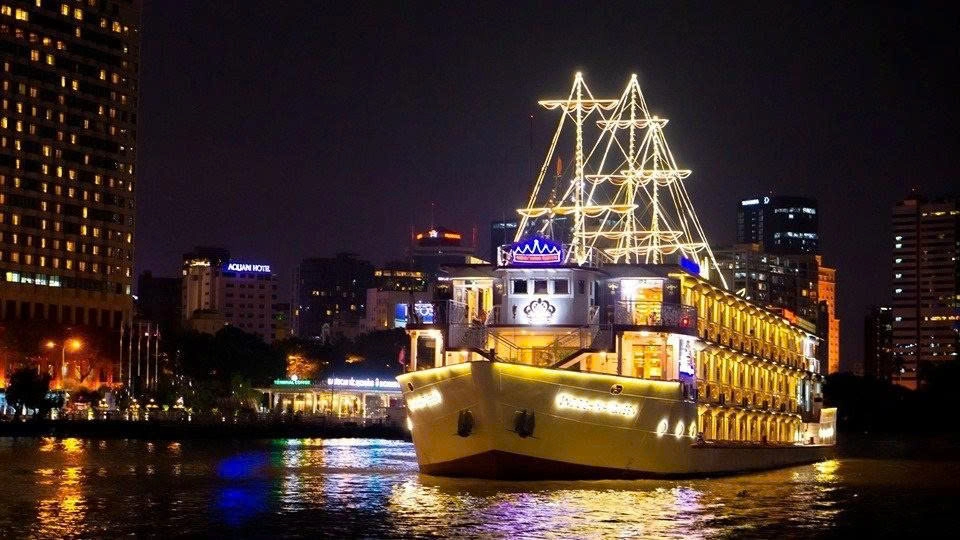 Savor the Night: Indochina Queen Dinner & Saigon River Cruise