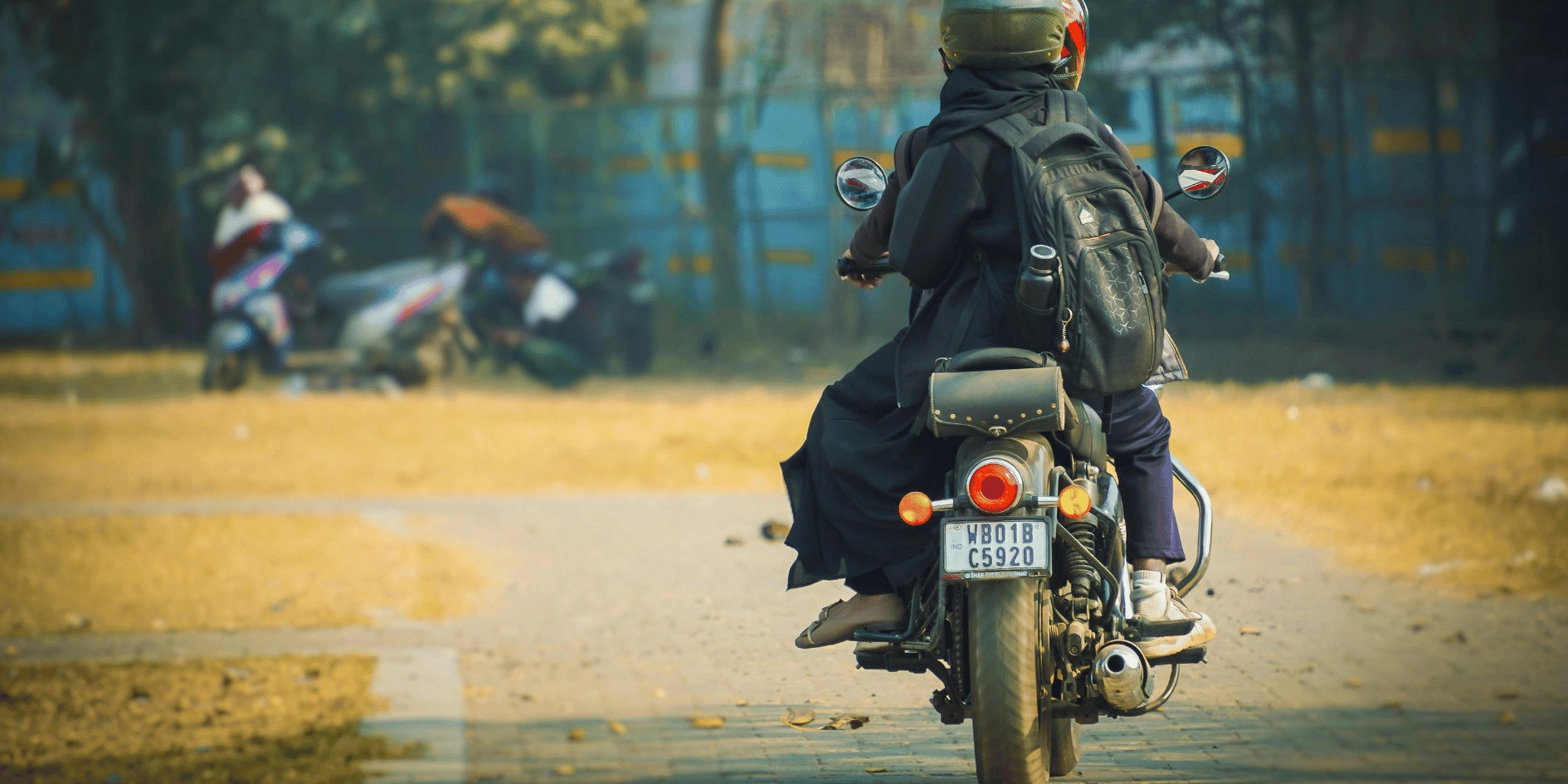 By motorbike (for adventurous travelers)