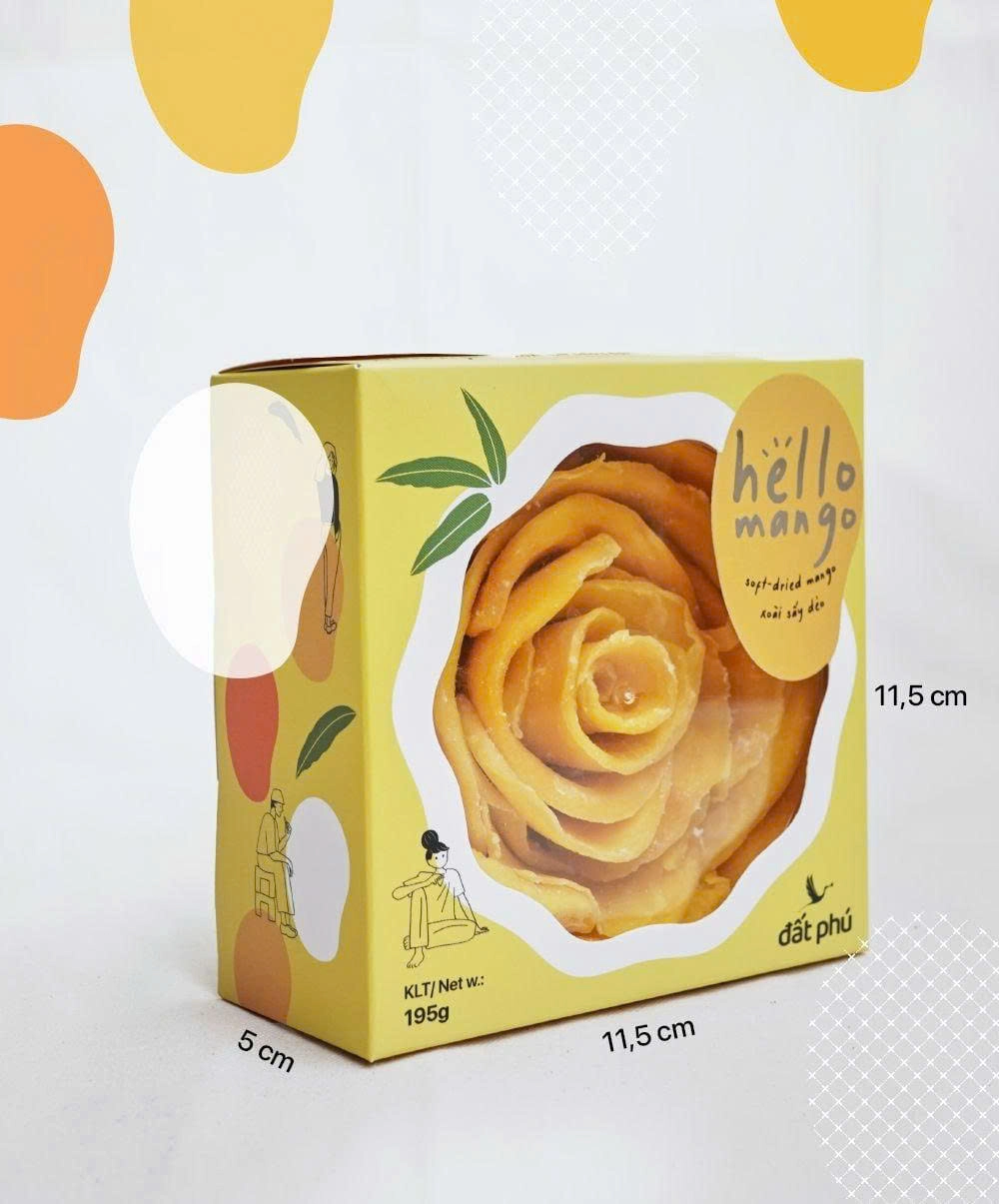 Vietnamese Traditional Soft Dried Mango | Dat Phu