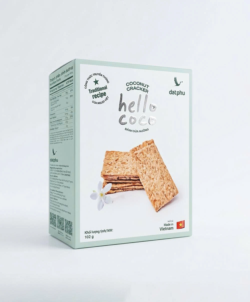 Vietnamese Traditional Crispy Coconut Crackers | Dat Phu