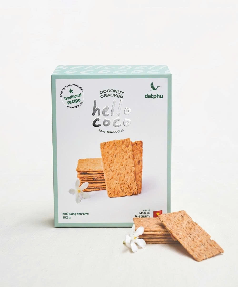 Vietnamese Traditional Crispy Coconut Crackers | Dat Phu