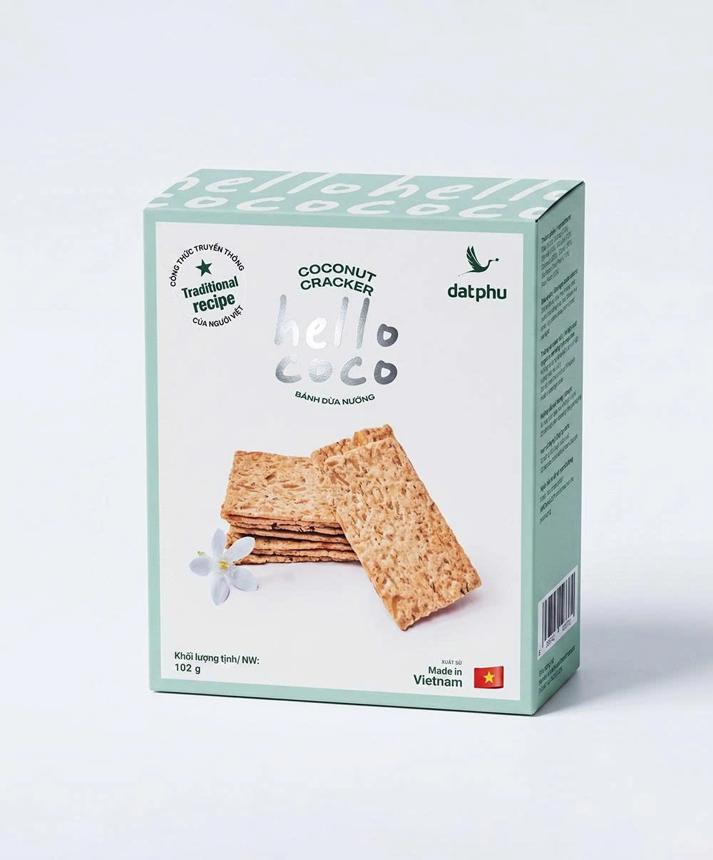 Vietnamese Traditional Crispy Coconut Crackers | Dat Phu