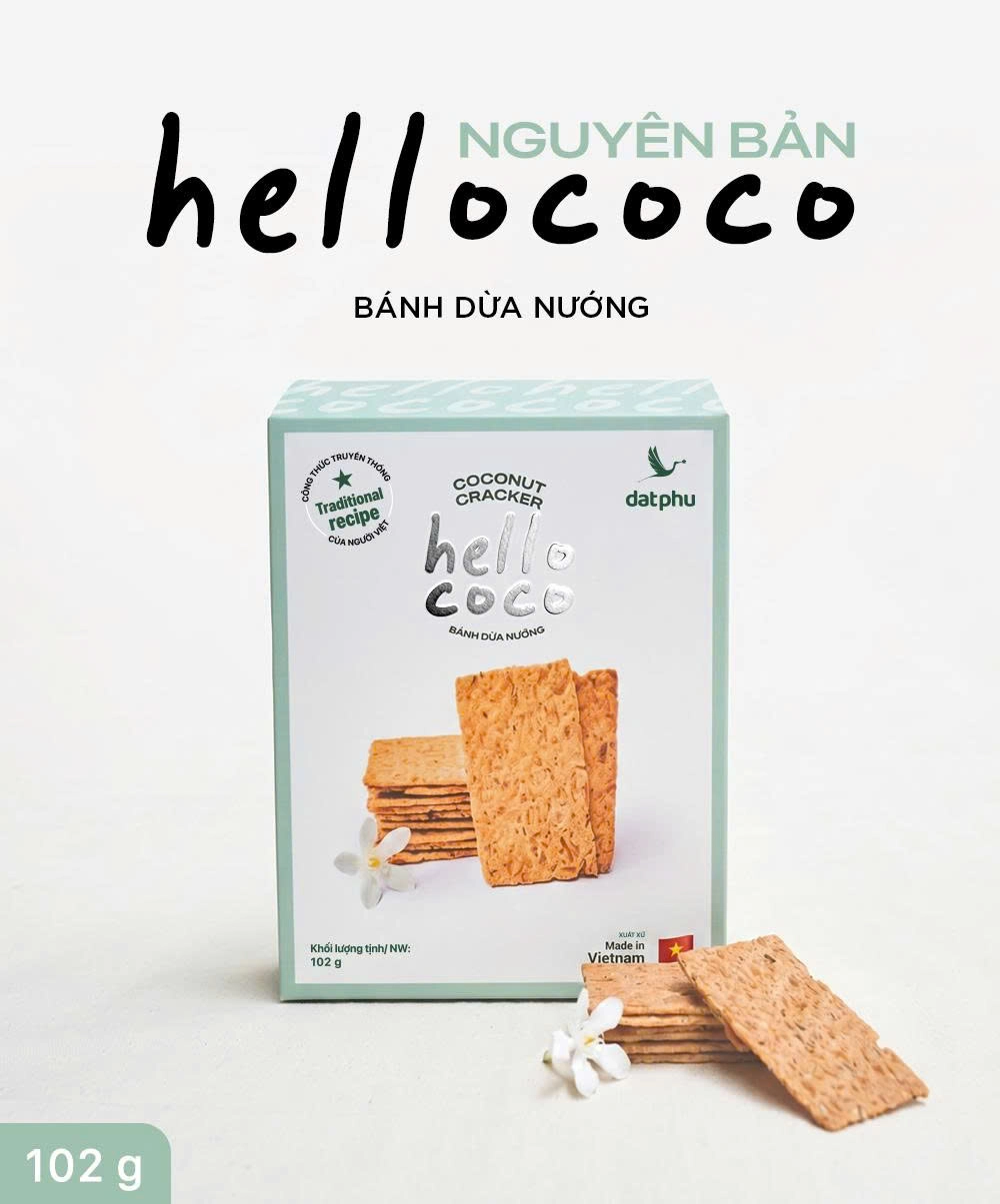 Vietnamese Traditional Crispy Coconut Crackers | Dat Phu