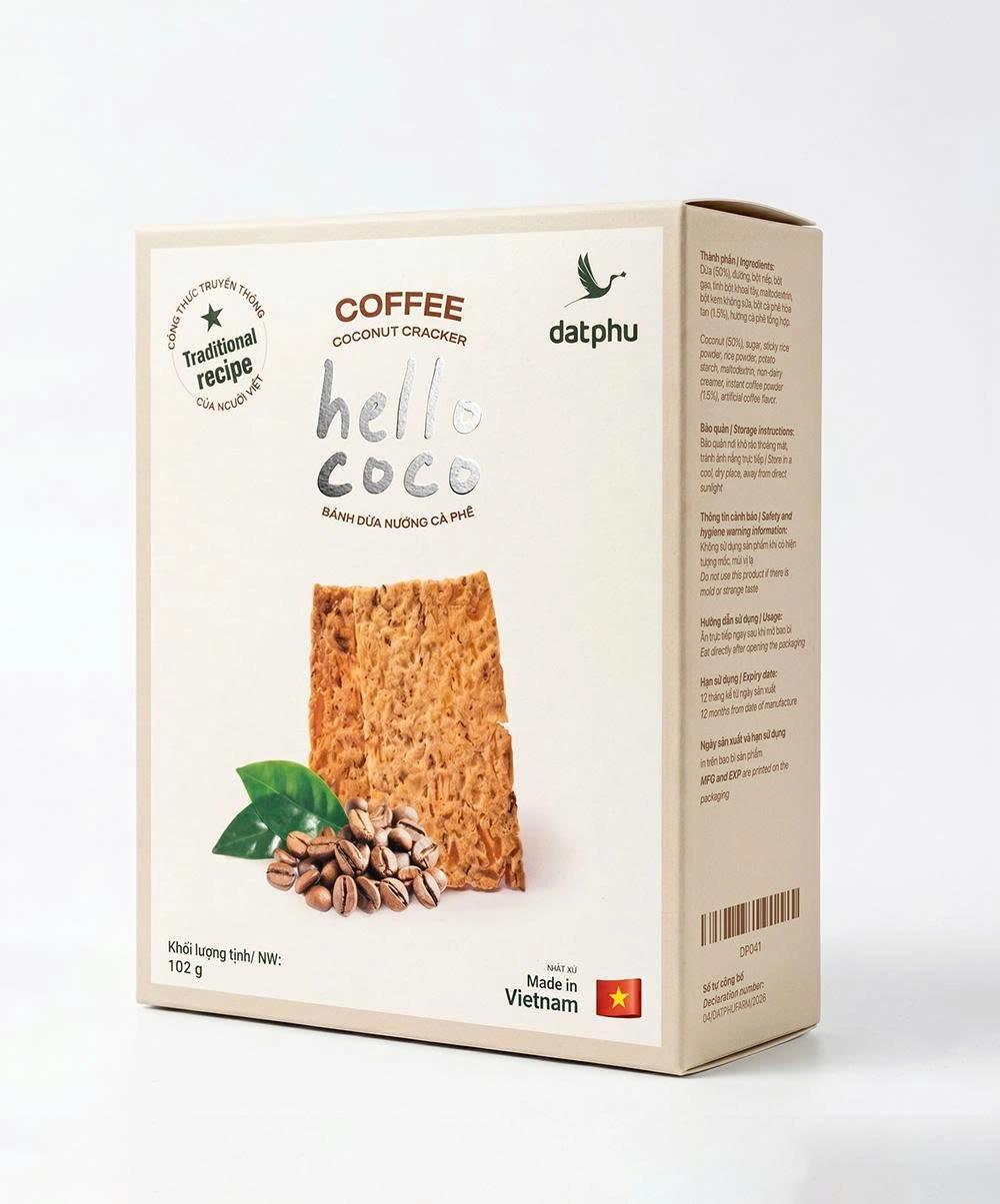 Vietnamese Traditional Crispy Coconut Crackers | Dat Phu