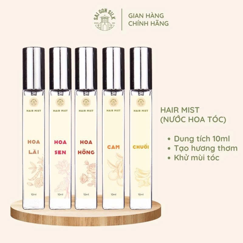 Xịt Dưỡng Tóc Thiên Nhiên Saigon Silk
