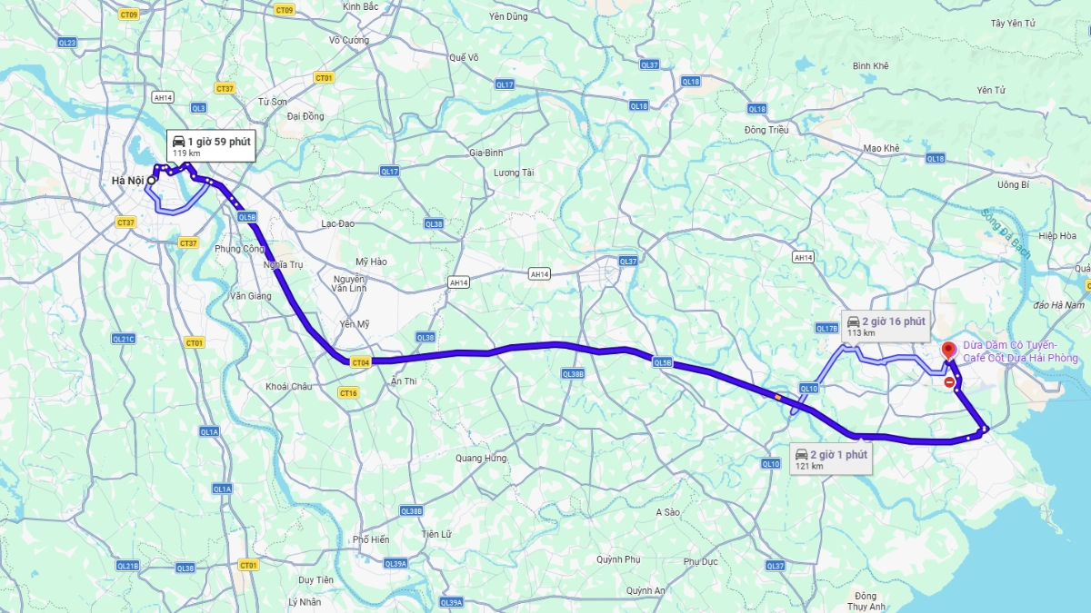 How Far Is It from Hai Phong to Hanoi?