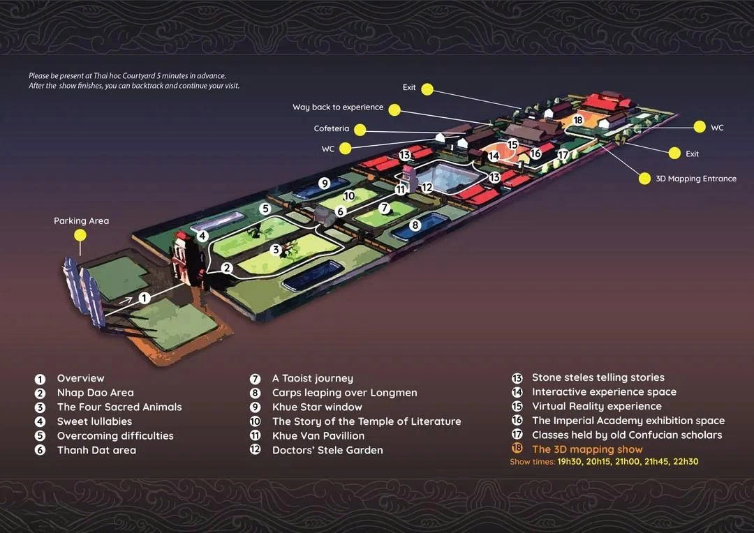 The Temple of Literature Entrance Ticket - 3D Mapping Show