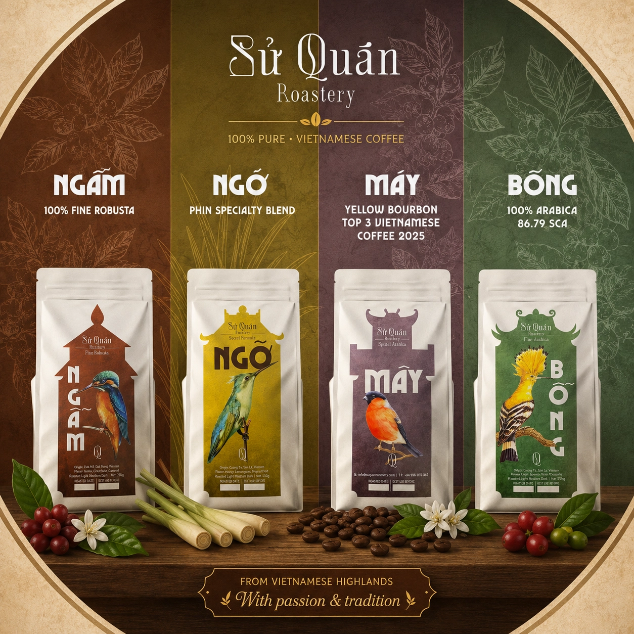 Su Quan Pure Artisanal Roasted Coffee Beans