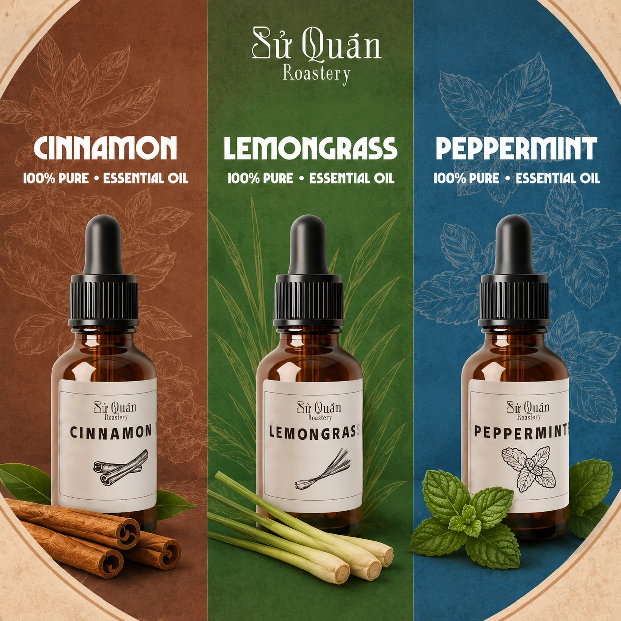 100% Pure & Natural Essential Oils | Su Quan