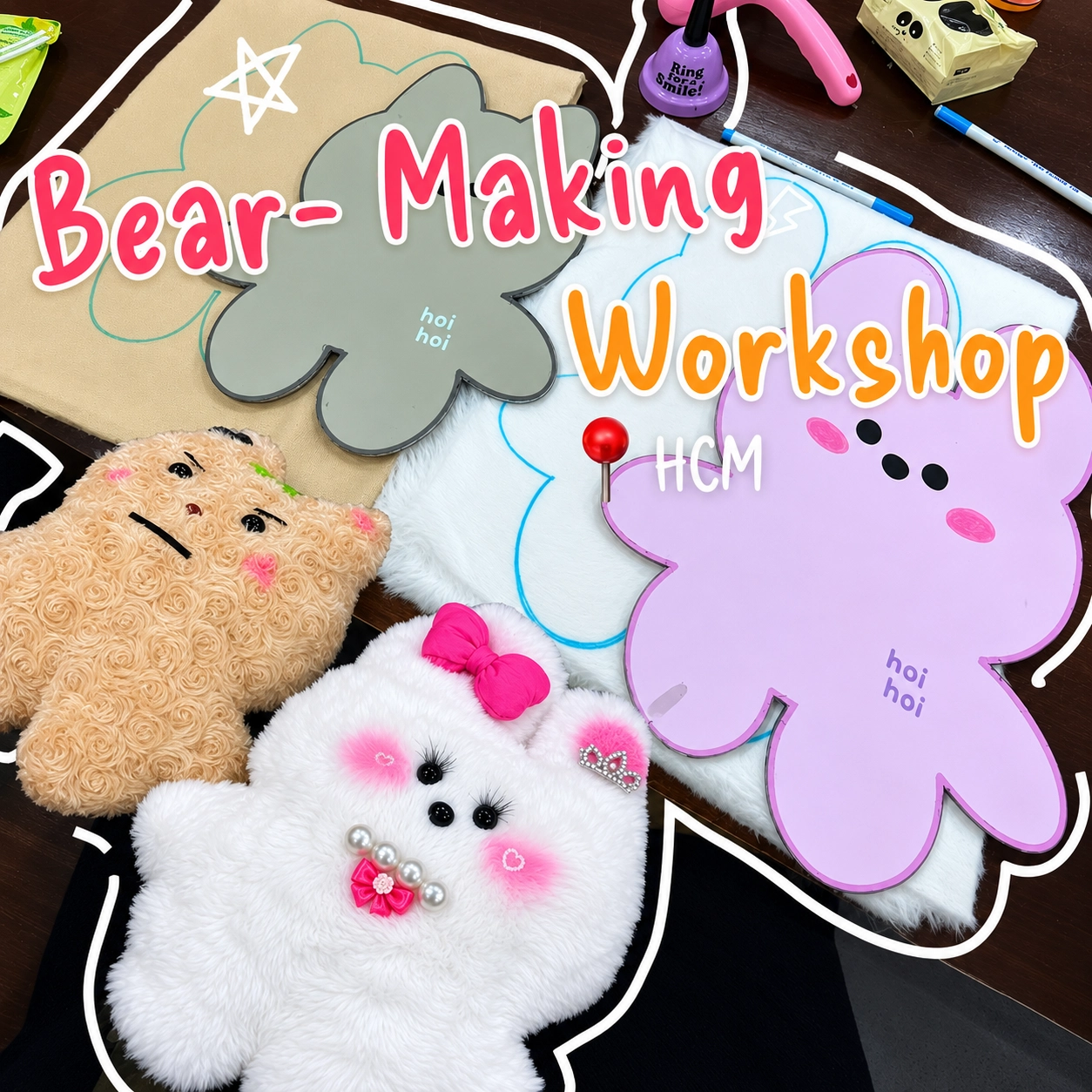 Teddy Bear Scented Plush Workshop Ho Chi Minh City