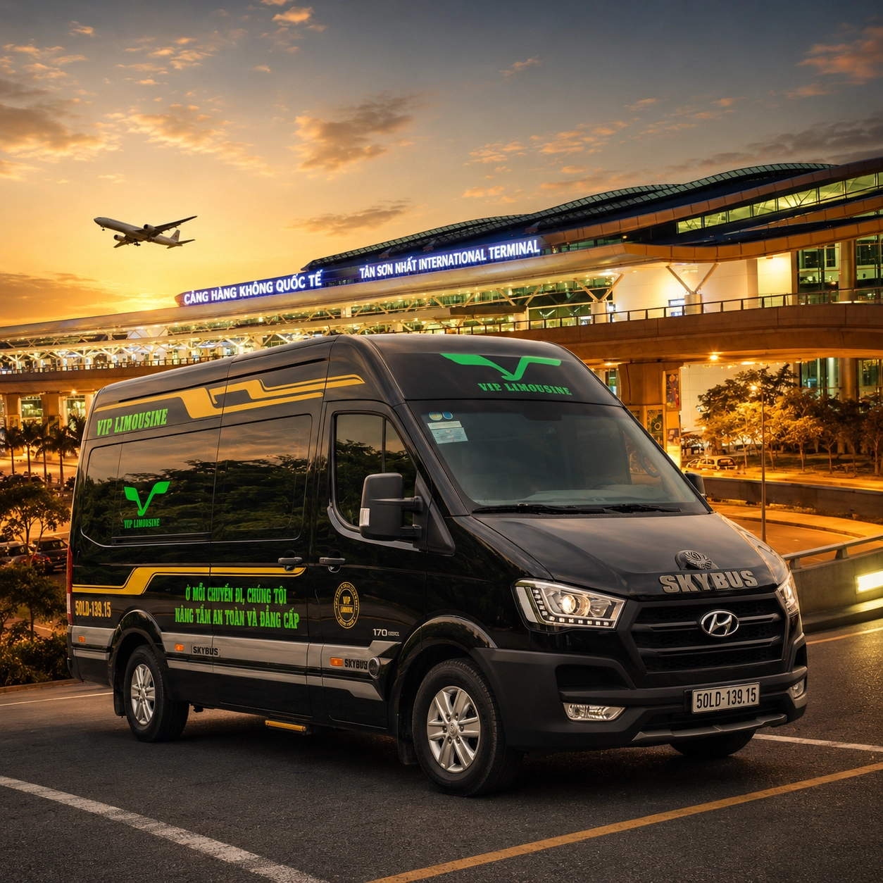 Limousine Transfer Service from Vung Tau to Tan Son Nhat Airport