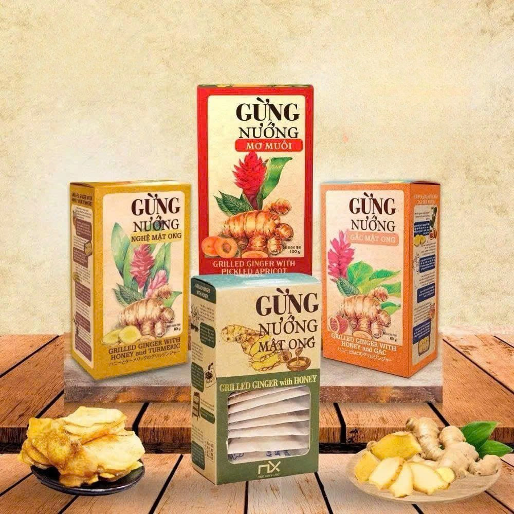 Handcrafted Roasted Ginger - Assorted Flavors | Nam Xanh