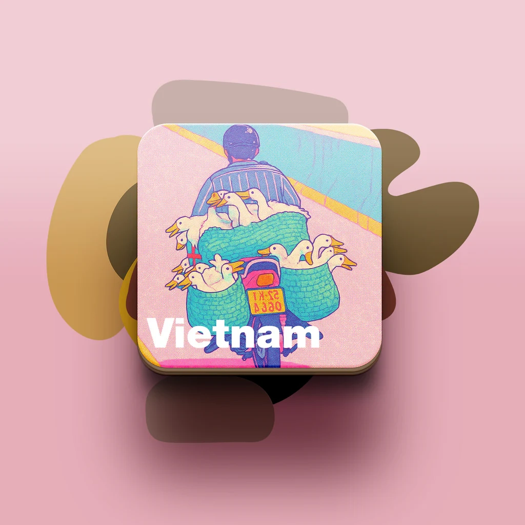 越南风情纪念杯垫 | Chodole