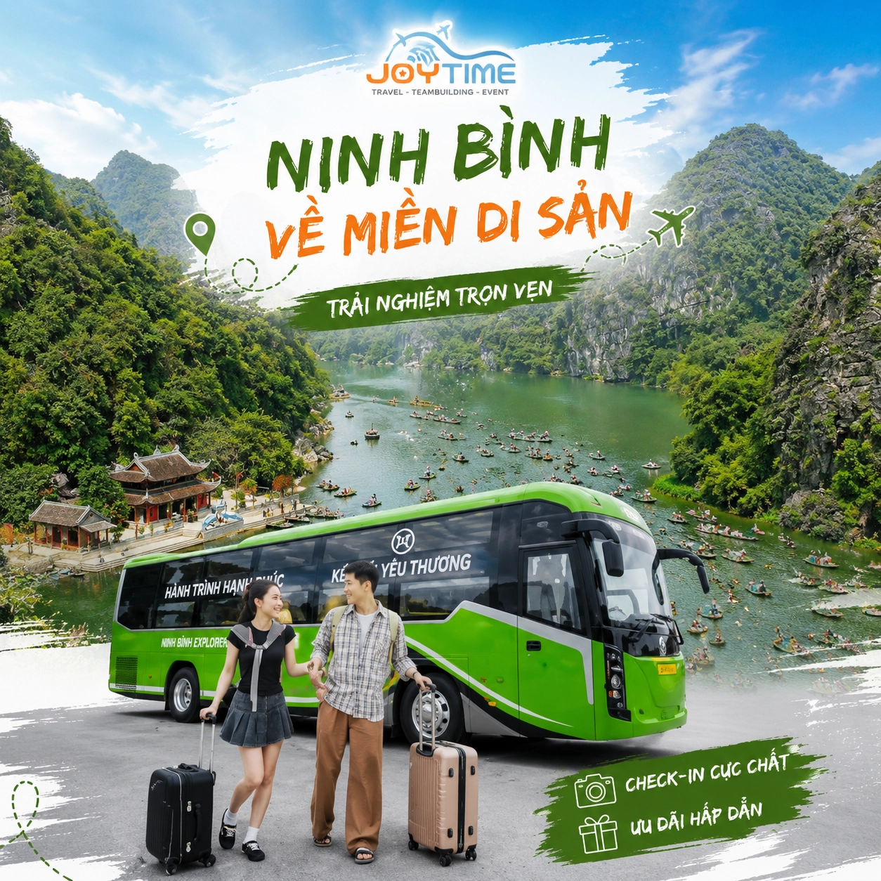 VIP Cabin Shuttle Bus Service from Ninh Binh to Ha Long