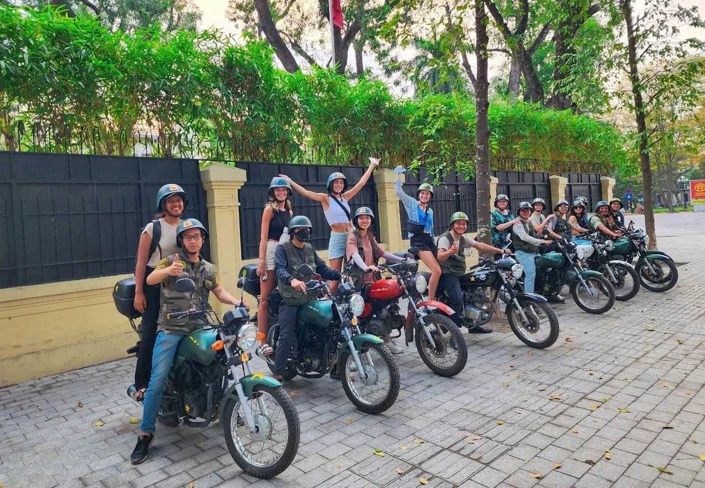 Hanoi Street Food, Train Street & Backstreet Vintage Motorbike Tour by Night
