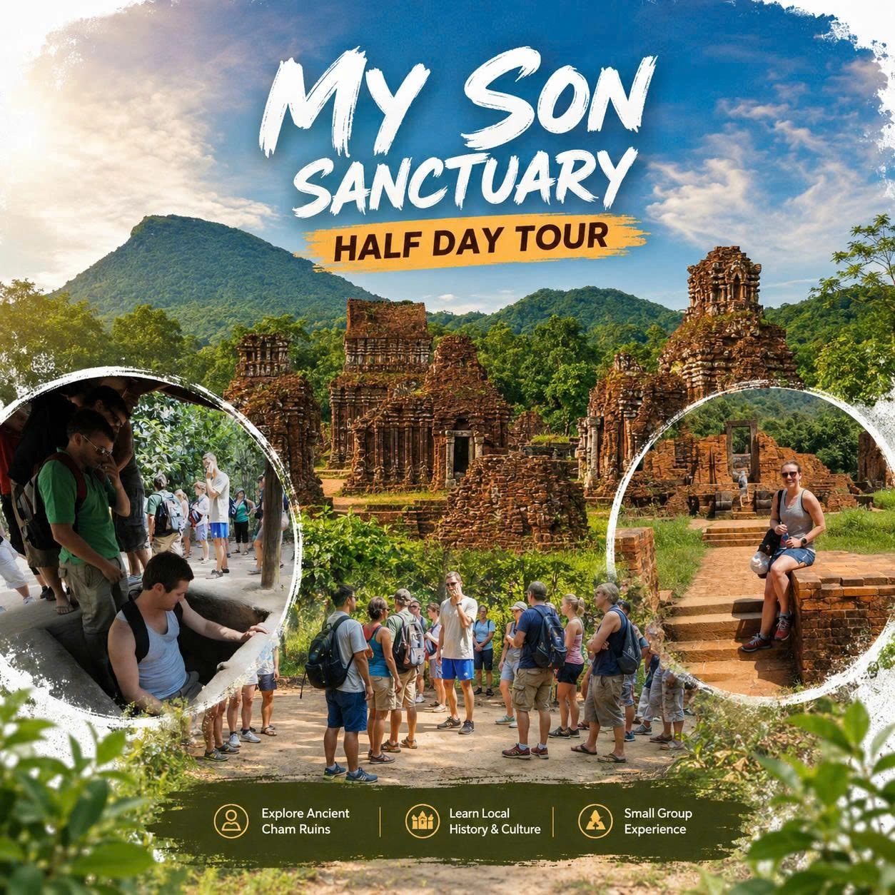 PRIVATE TOUR | Vietnam War Tour Weapons By Ky Anh Tunnel & Champa Towers