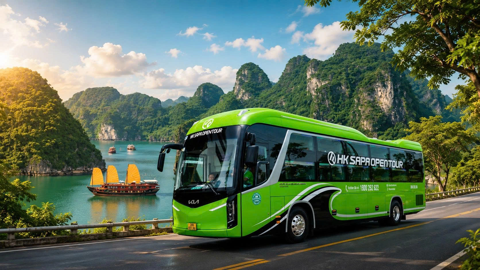 VIP Cabin Shuttle Bus Service from Ha Long to Hue