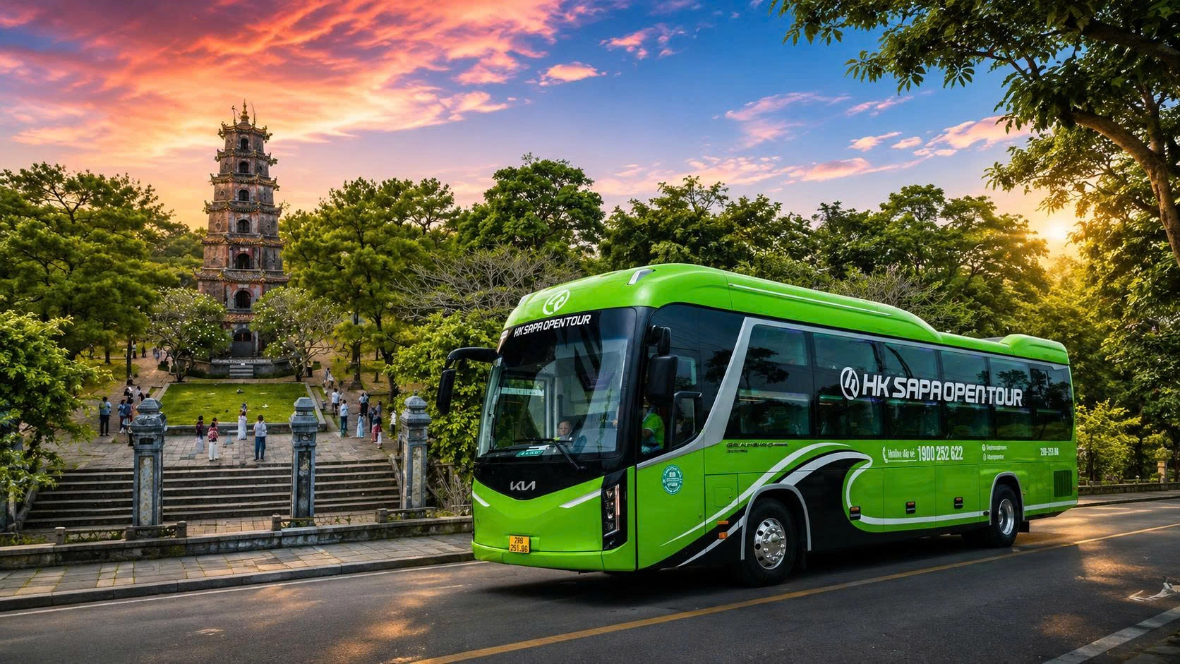 Dịch vụ xe buýt đưa đón cabin VIP từ Huế đến Hạ Long