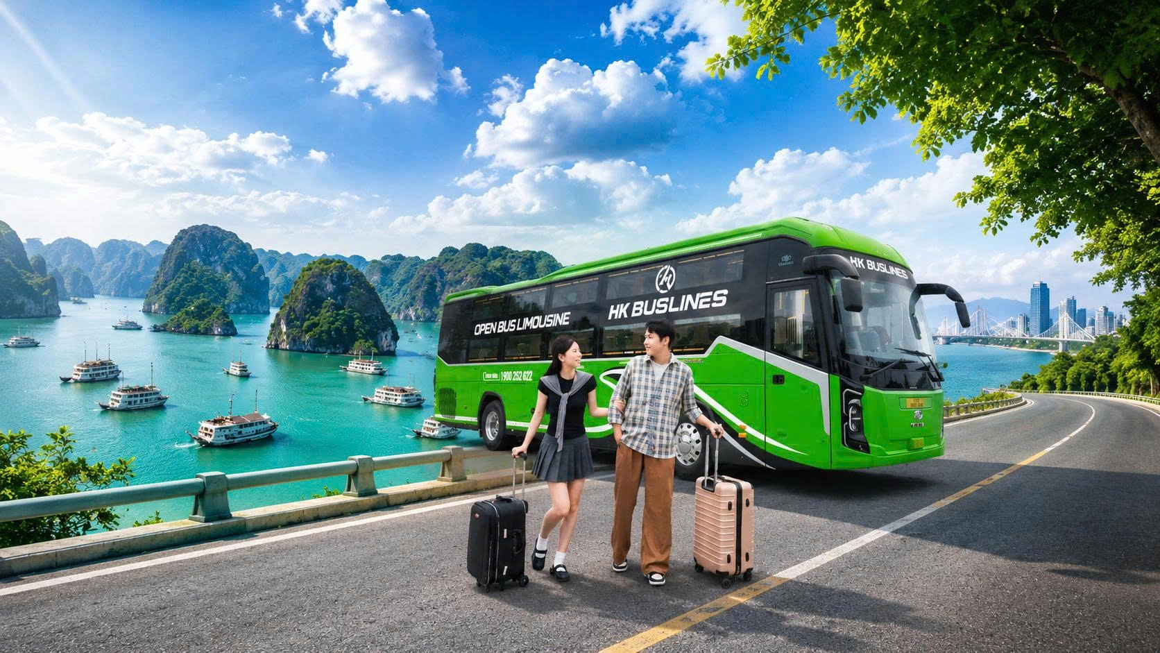 VIP Cabin Shuttle Bus Service from Ha Long to Da Nang