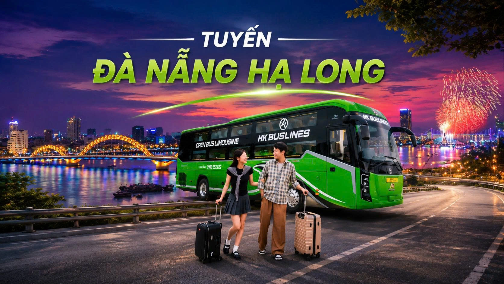 Dịch vụ xe buýt đưa đón cabin VIP từ Đà Nẵng đến Hạ Long