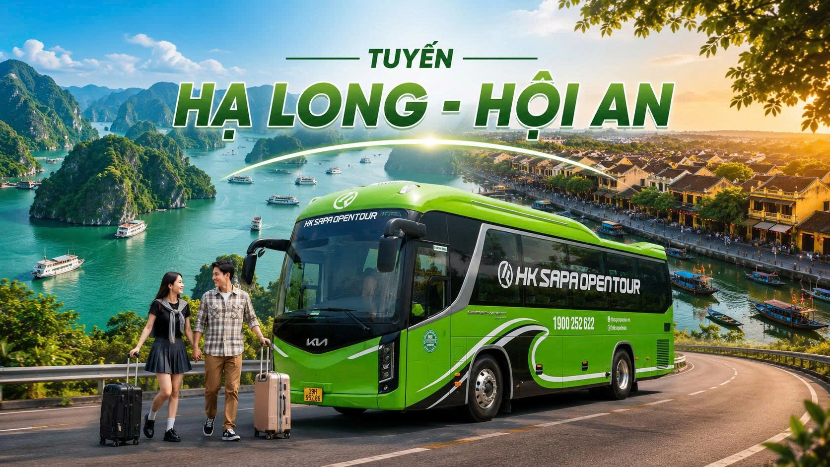 VIP Cabin Shuttle Bus Service from Ha Long to Hoi An