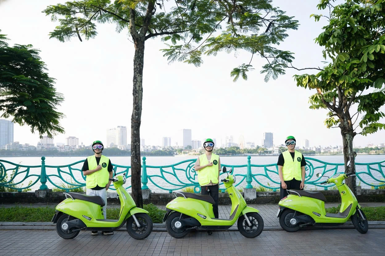 Eco Tour | Ha Noi Sunset by E-Motorbike