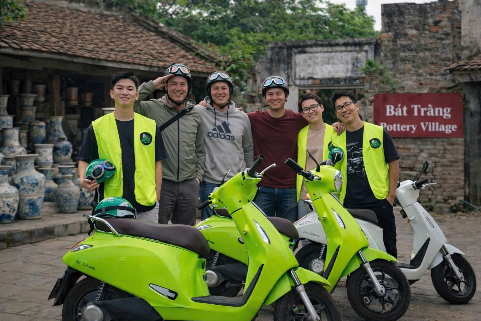 Eco Tour | Explore Bat Trang Ceramic Village by E-Motorbike