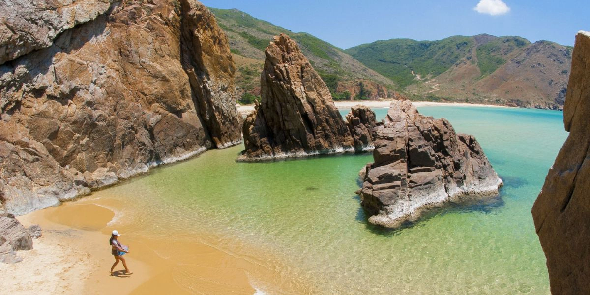 Ky Co beach and its turquoise coastline