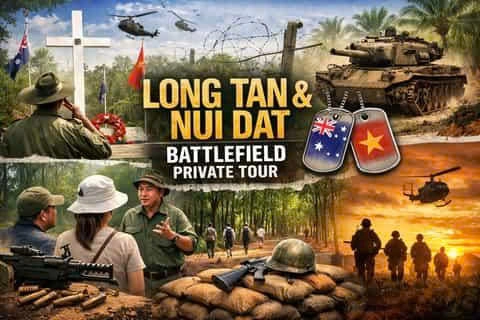 Private Tour | Vietnam War History: Long Tan & Nui Dat Battlefield | Depart from Ho Chi Minh 