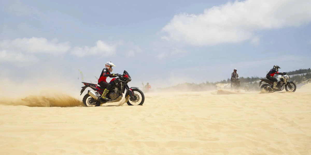 Phuong Mai Sand Dunes resemble a miniature Sahara