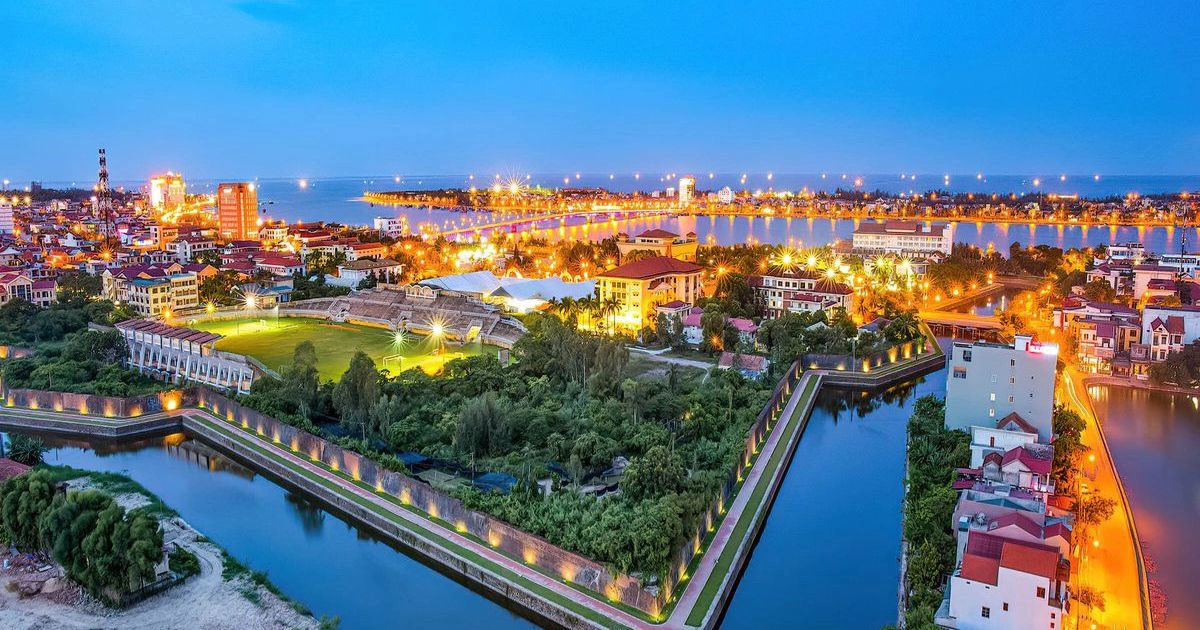 Dong Hoi City, the capital of Quang Binh province