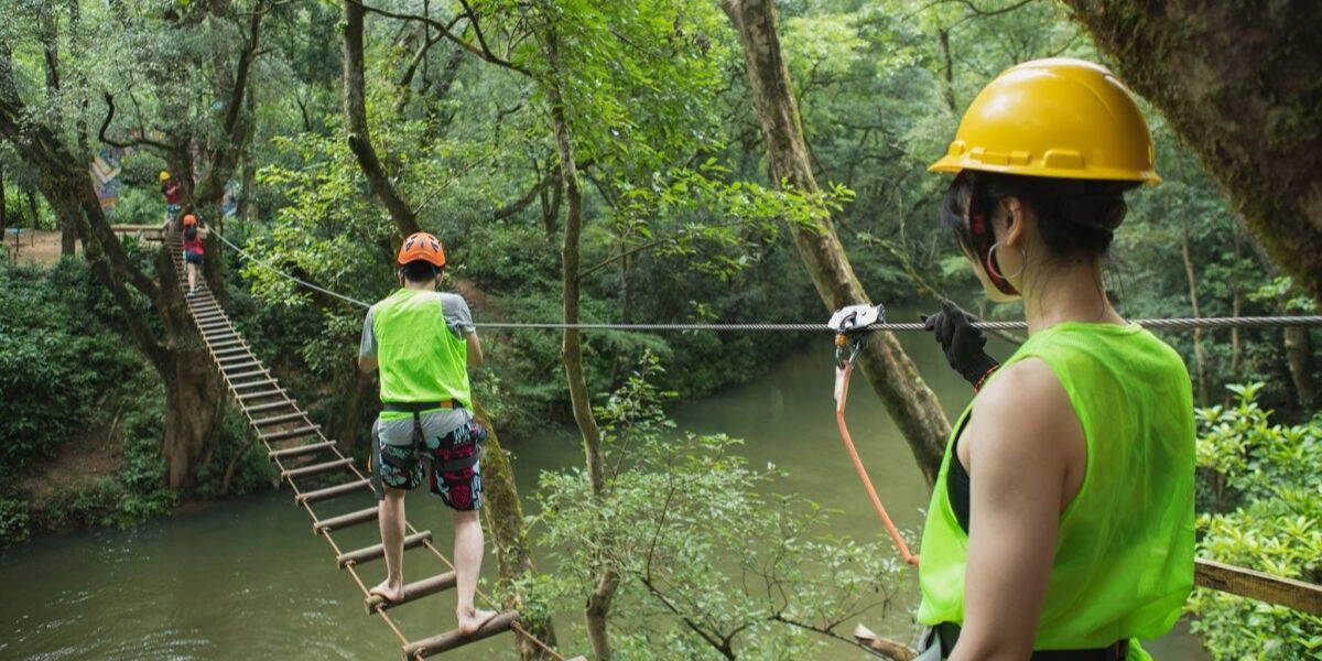 Explore Ozo Treetop Park adventures