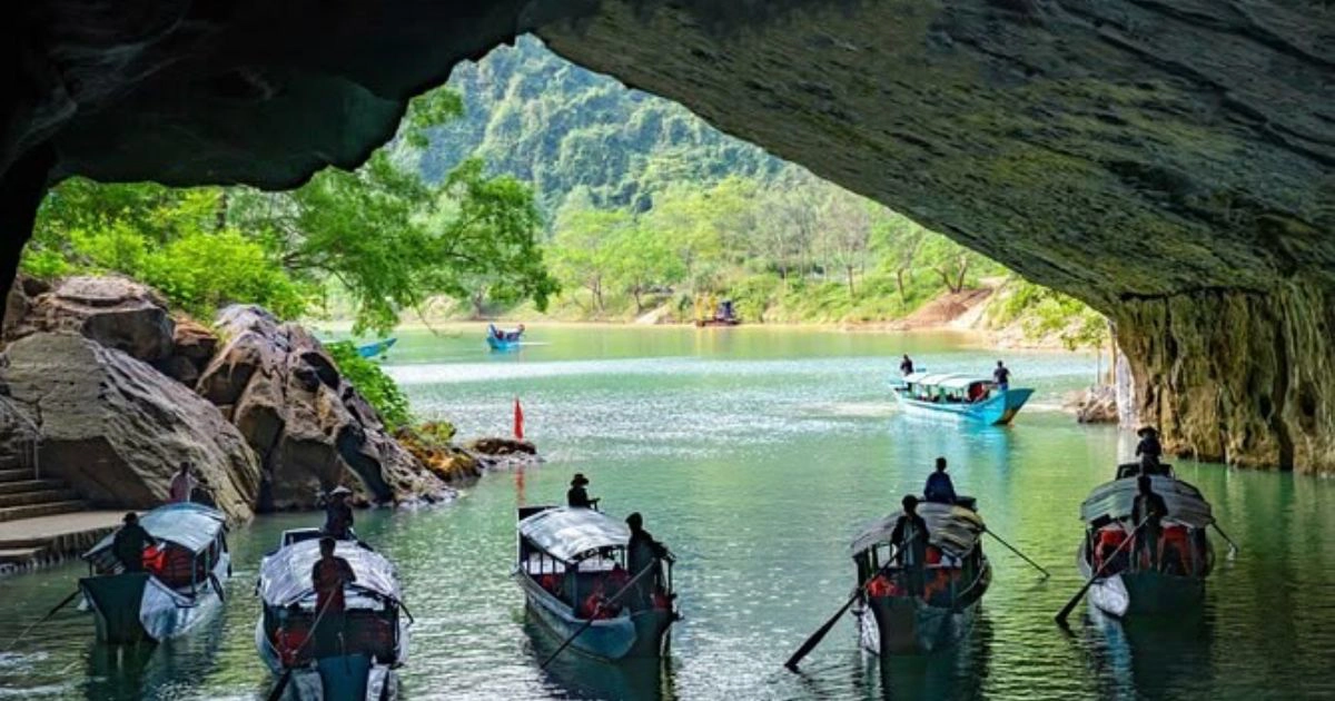 Phong Nha Cave holds the title of Vietnam's most famous cave river