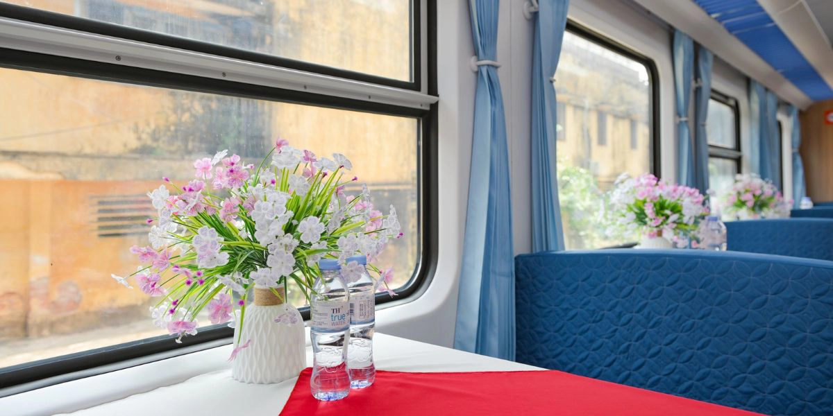 The Hanoi to Dong Hoi train offers a safe, scenic journey