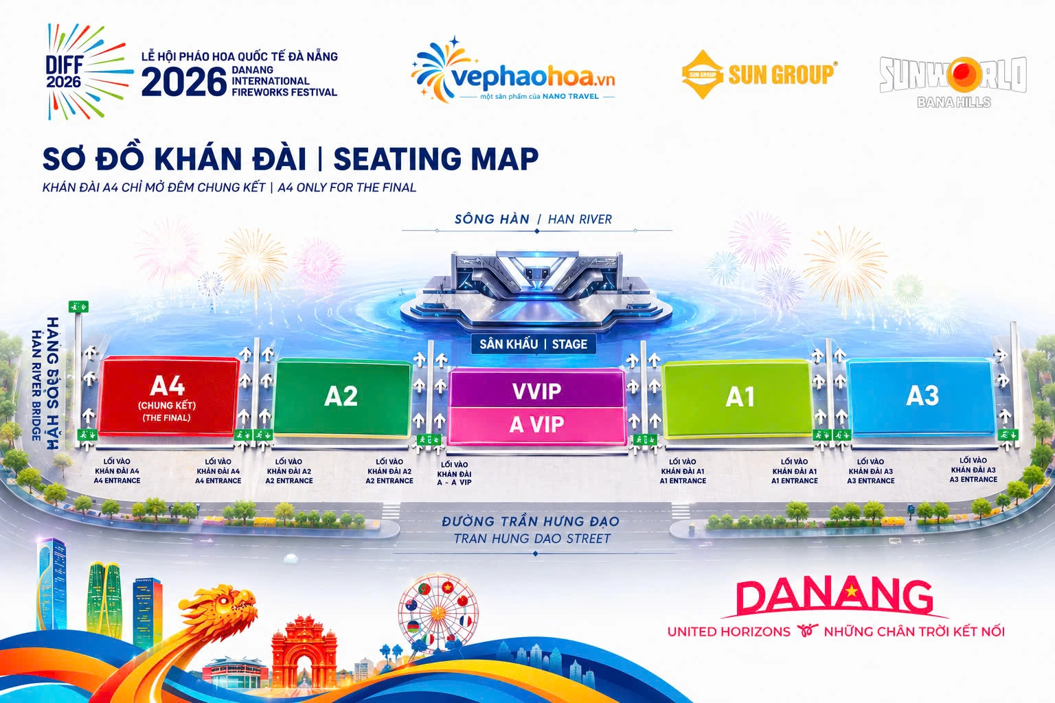 Da Nang International Fireworks Festival 2026 Experience Ticket